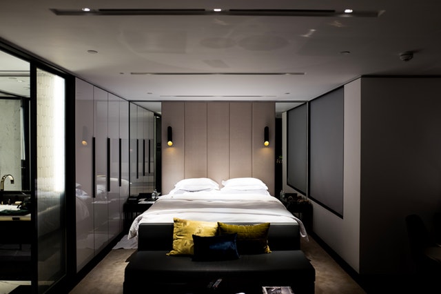 nowoczesna sypialnia